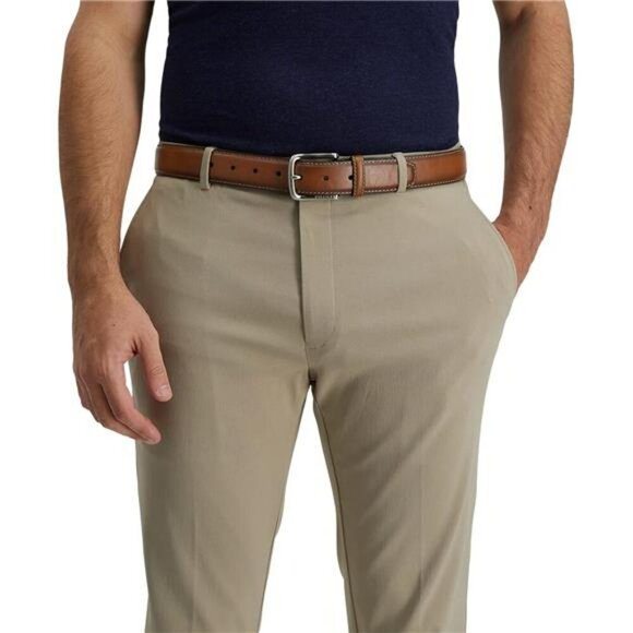 Mens Brown Casual Jean Belt Classic Harness Buckle Everyday Dress Accessory - Picture 5 of 6